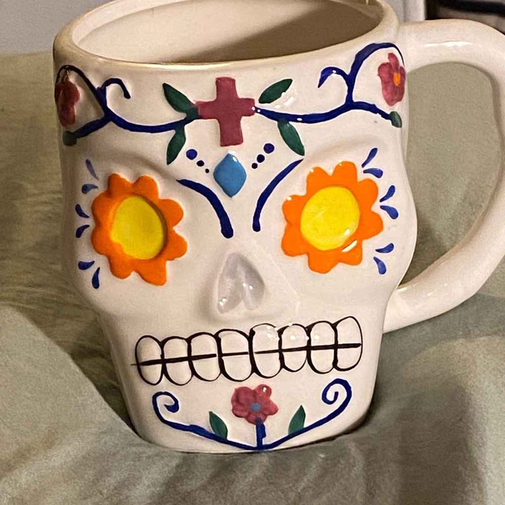 Day of the dead, Latino microwave, safe dishwasher safe Halloween